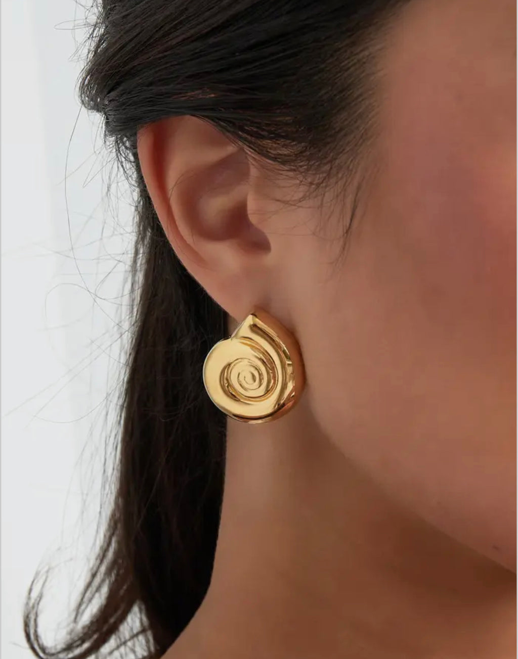 Boucles d’oreilles escargot - Acier Inoxydable