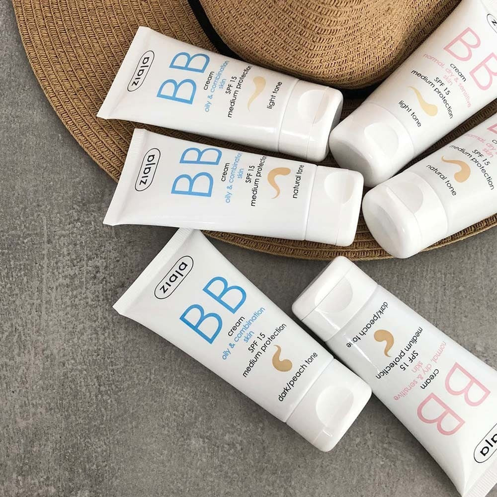 Bb crème peau grasse  teinte claire - Ziaja