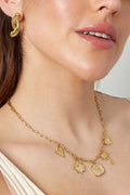 Collier Summer doré - Acier inoxydable