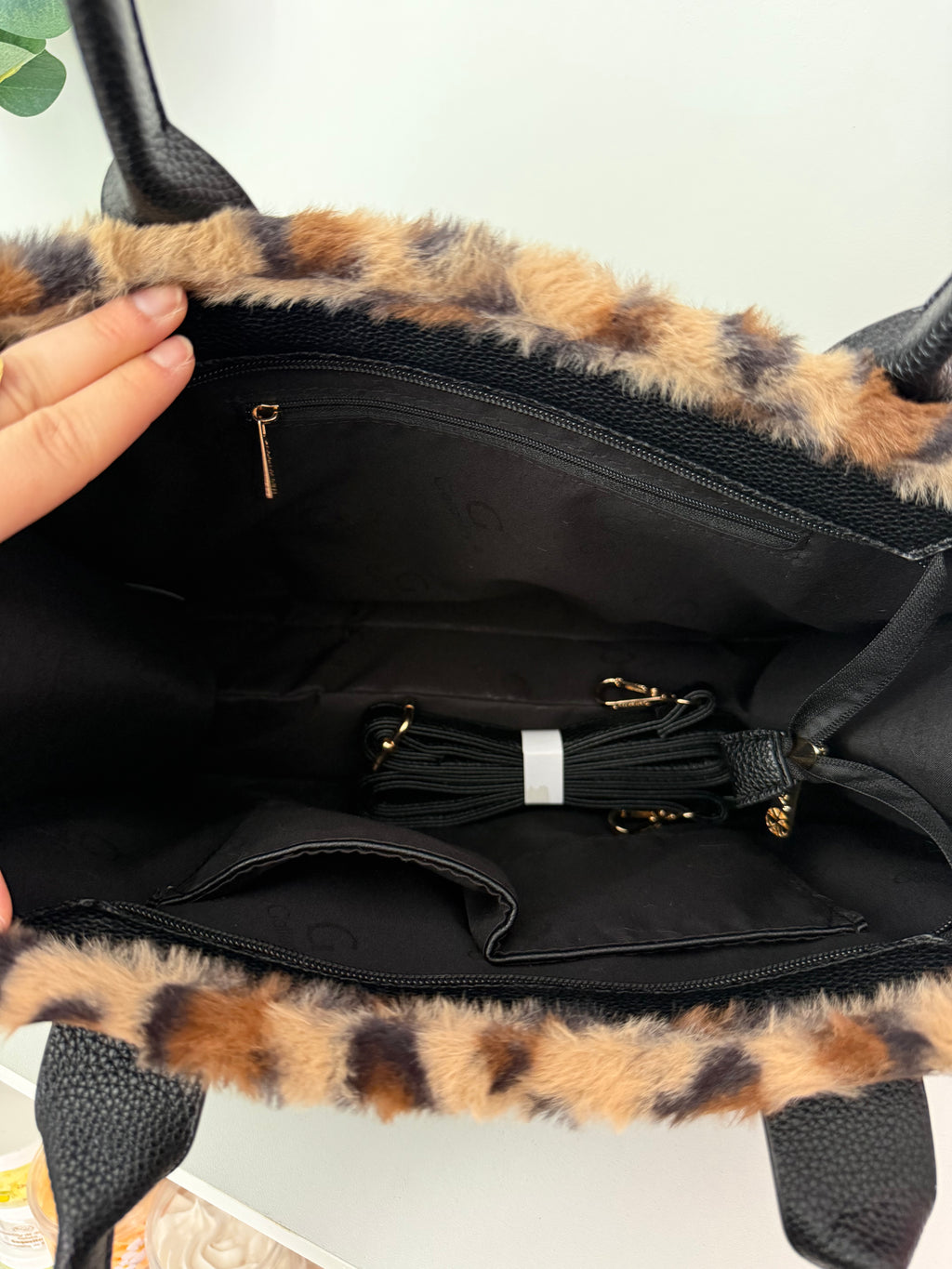 Grand sac à main - Maeva Léopard