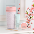 Coffret Gobelet et soin - Fleurs de cerisiers