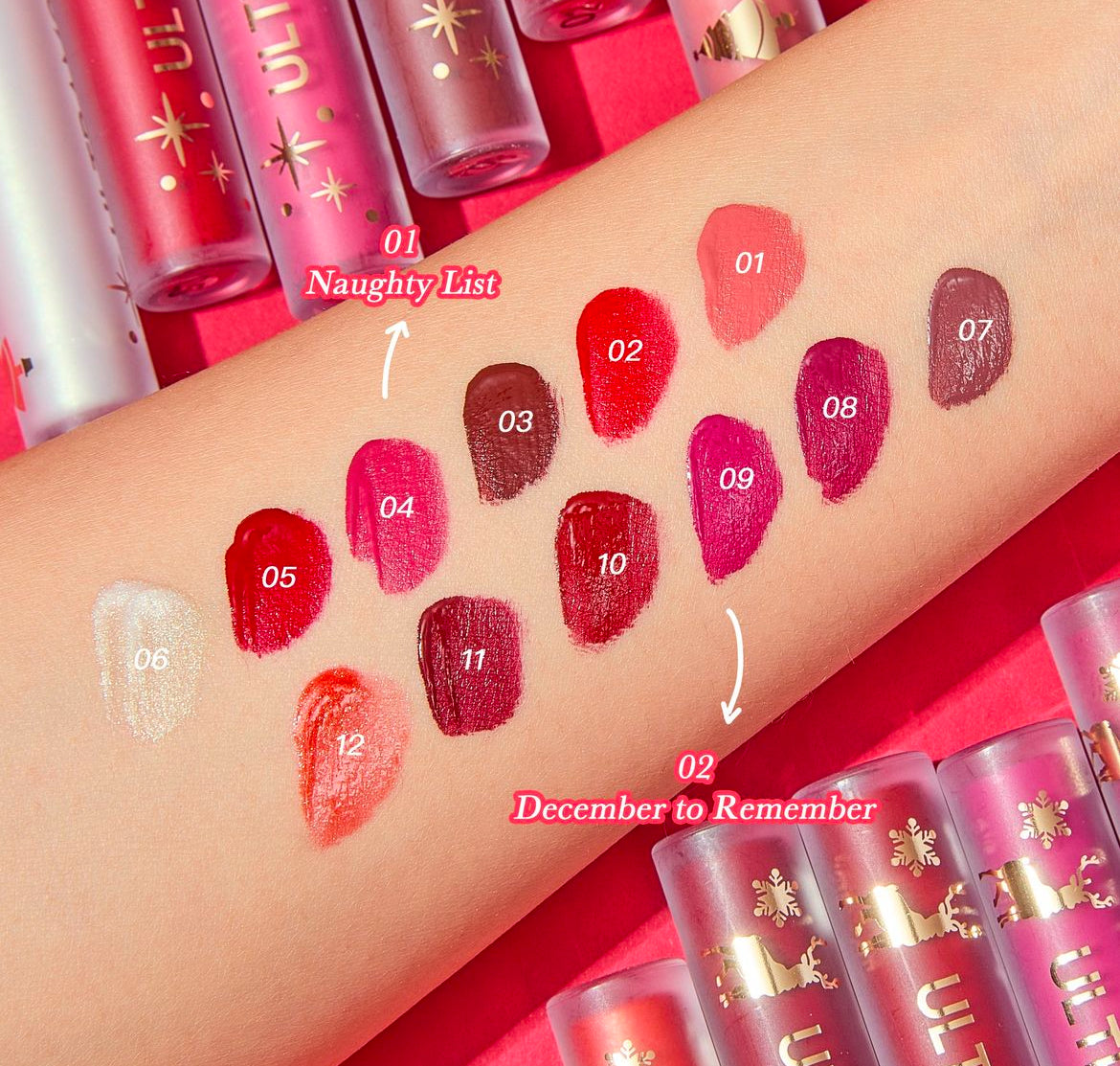 Coffret matte et gloss Noël - Ultramo