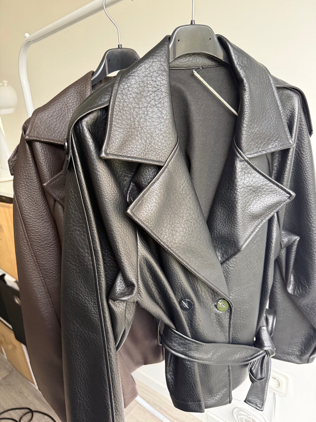 Veste similicuir chaude - Vêtement