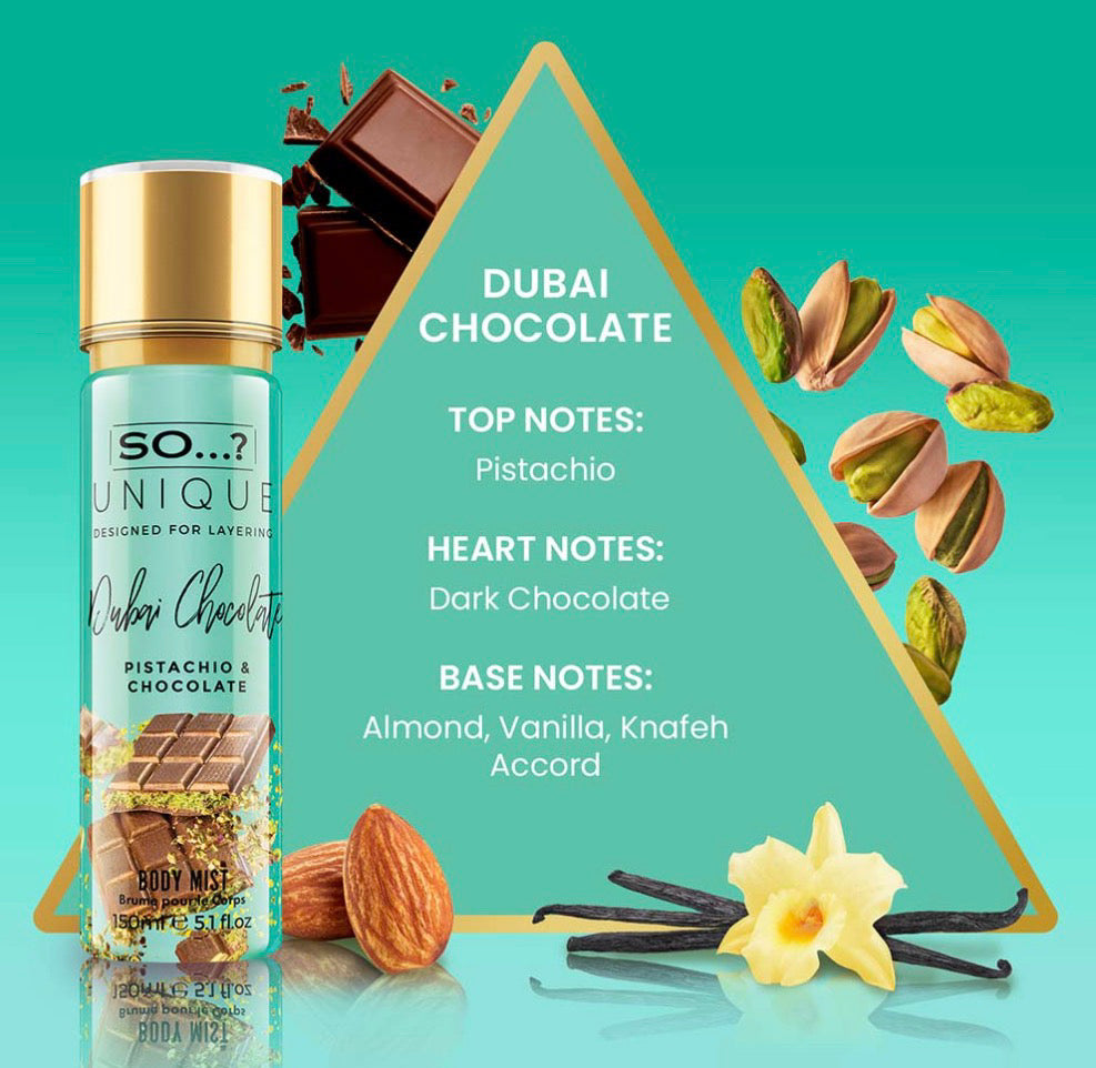 Brume Dubaï chocolate - So unique