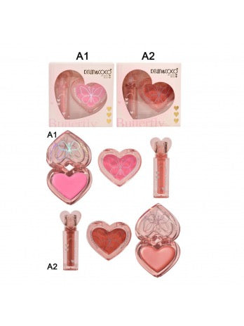 Coffret papillon gloss et blush - Kevin and coco