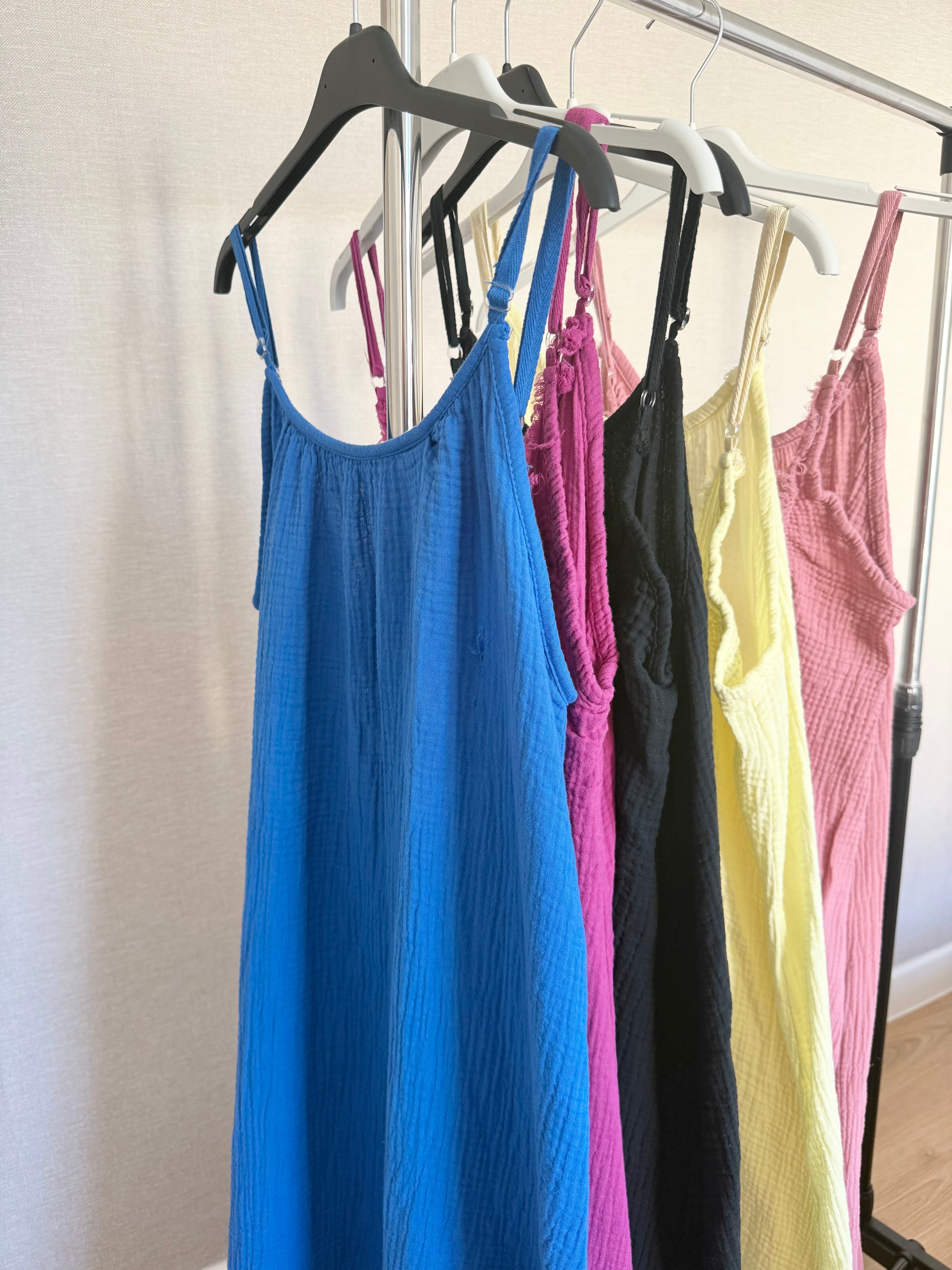Robe dos nu gaze de coton - Vêtement