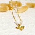Collier abeille doré - Acier Inoxydable